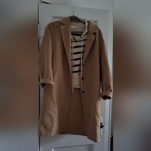 Womans Tan Overcoat
